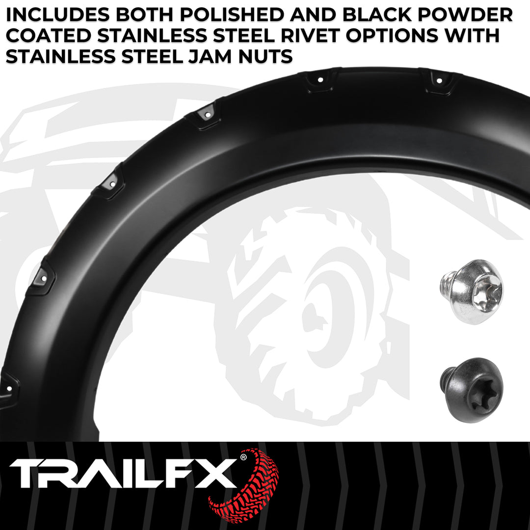 TrailFX TFF3001S Pocket Style Fender Flares for Ford F-150 and Lincoln Mark LT