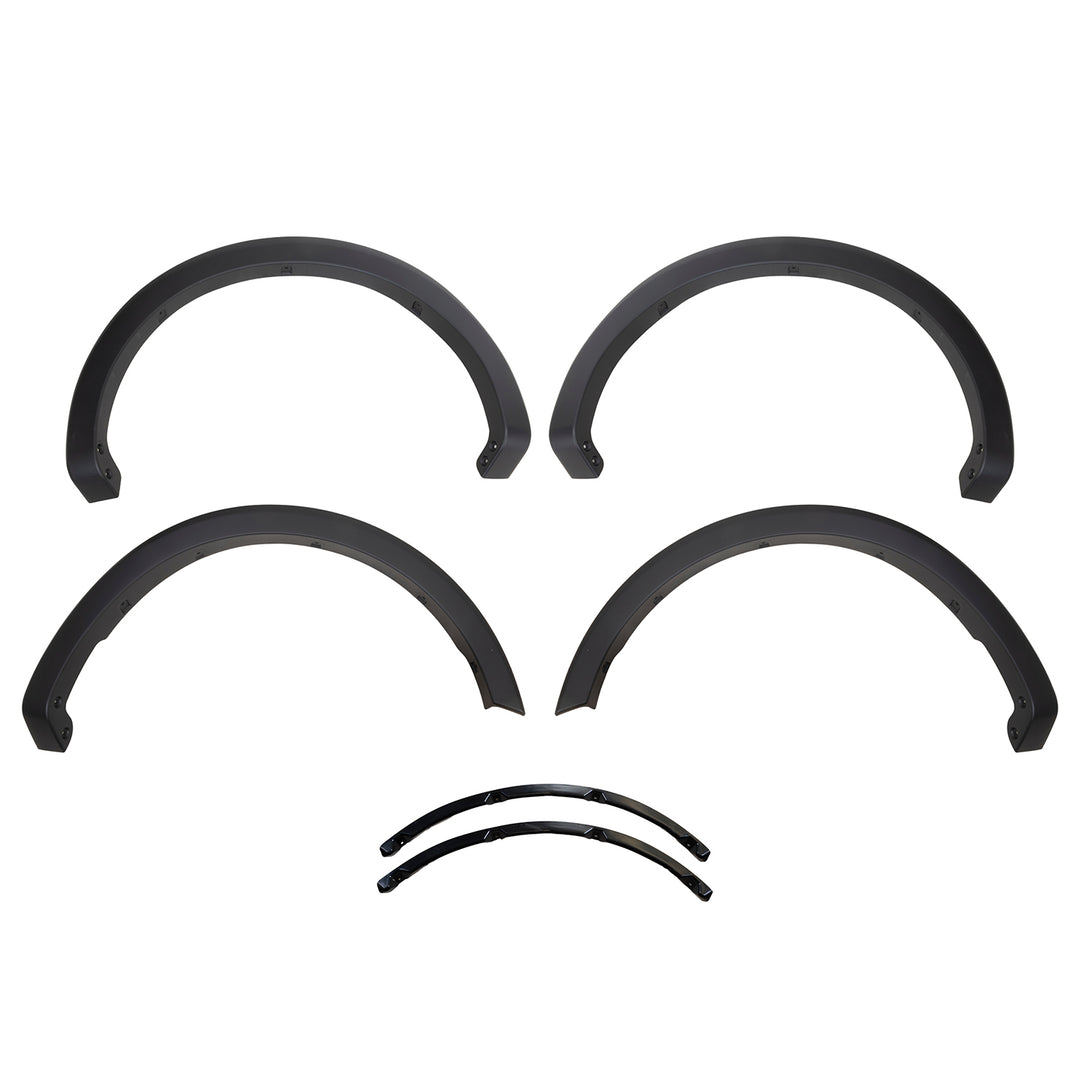 TrailFX OE Style Fender Flares for Ford F-150 – Impact-Resistant Polypropylene with Custom Rivet Options