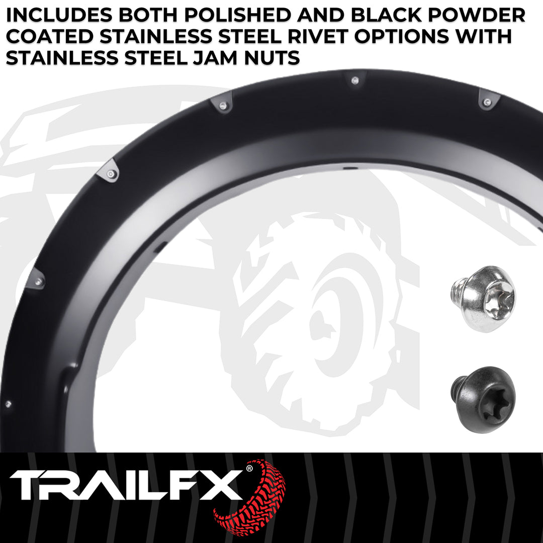 TrailFX TFF3011S Pocket Style Fender Flares for Ford F-150 (2021-2025)