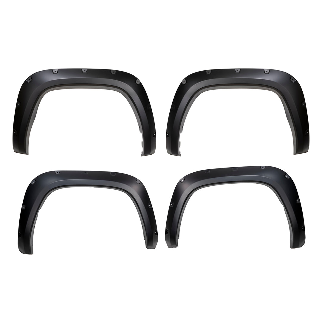TrailFX Pocket Style Fender Flares for Toyota Tundra 2022-2025 | Impact-Resistant Polypropylene, Paintable Black Finish