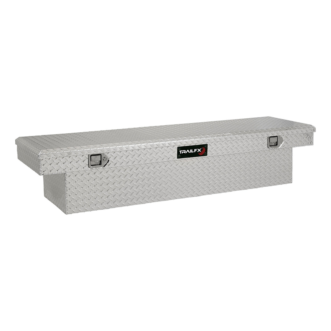 TrailFX DXTX110701 Aluminum Crossover Tool Box with Tray – 69 Inch Bed Length, Polished Finish