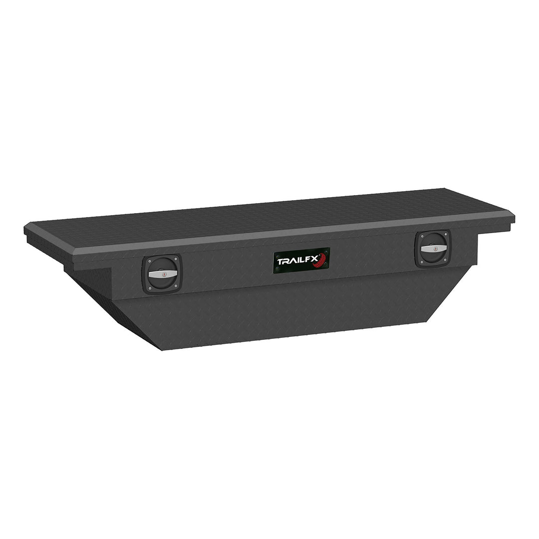 TrailFX 120633C Crossover Low Profile Aluminum Tool Box for Pickup Trucks