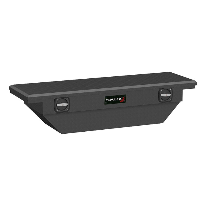 TrailFX 120633C Crossover Low Profile Aluminum Tool Box for Pickup Trucks
