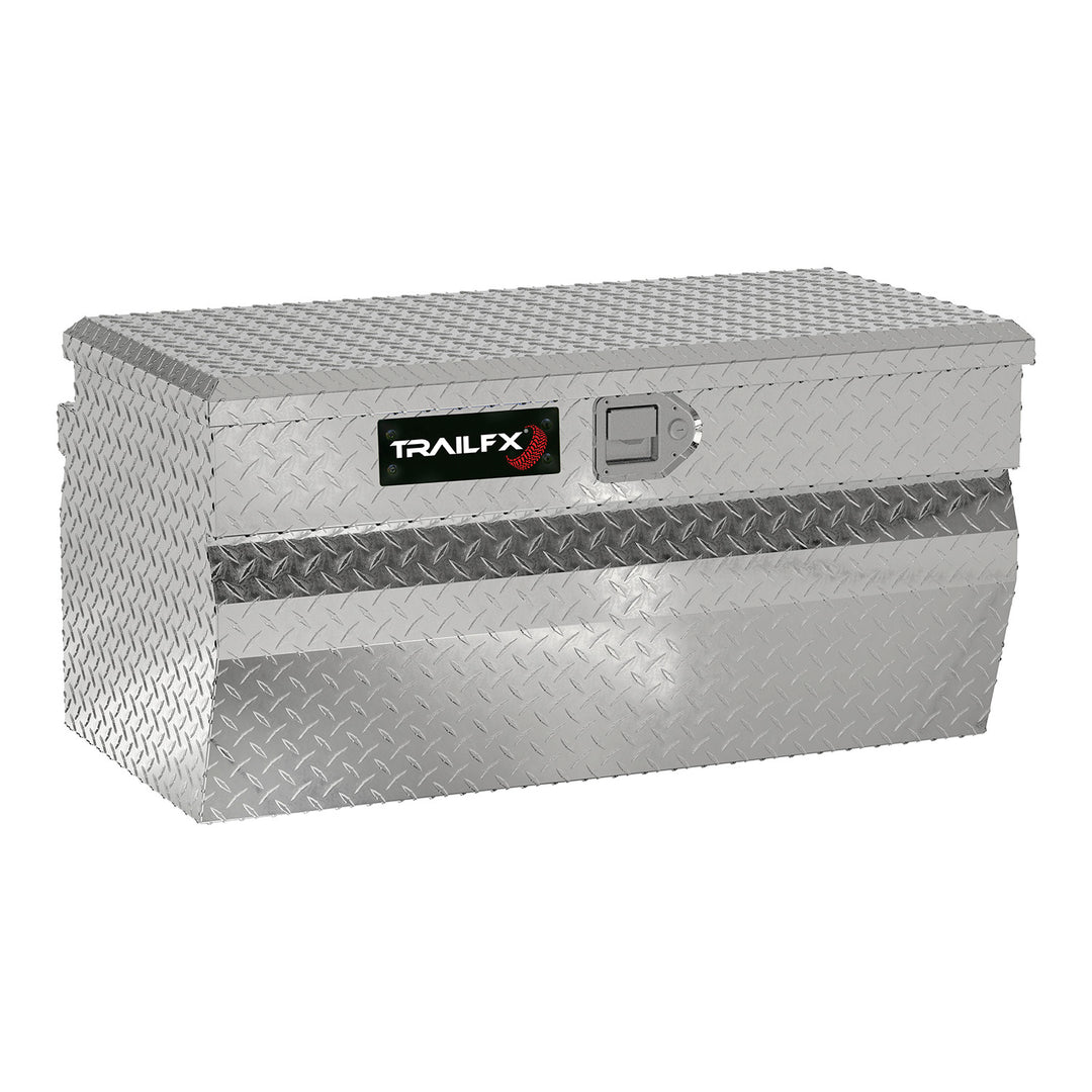 TrailFX Aluminum Cross Over Tool Box with Diamond Tread Finish, 36 Inch Length, Model 150361