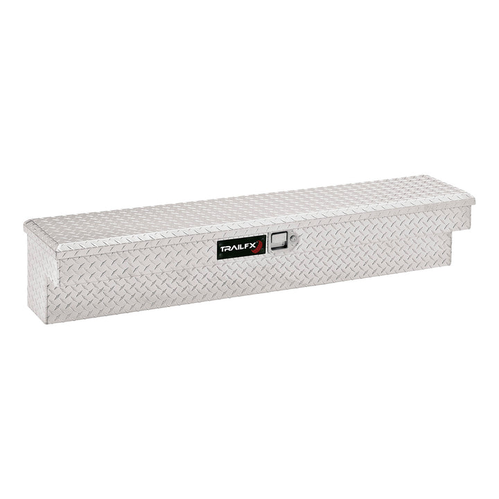 TrailFX 160721 Aluminum Side Mount Cross Over Contractor Toolbox with Diamond Tread Finish