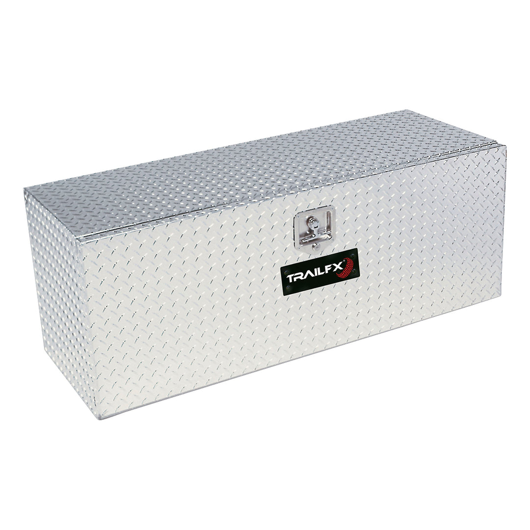 TrailFX Underbody Aluminum Tool Box with Diamond Tread Finish – 48 x 17.5 x 18 inches, 9 Cubic Feet Capacity