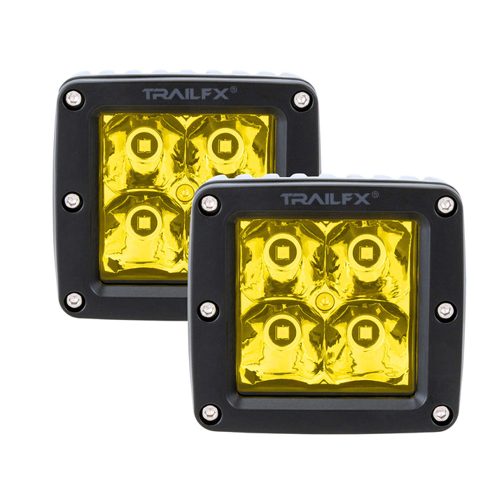 TrailFX 2X2AMS2 LED Fog Light Bulb - 4 High-Intensity 5 Watt Clear LEDs for Enhanced Visibility