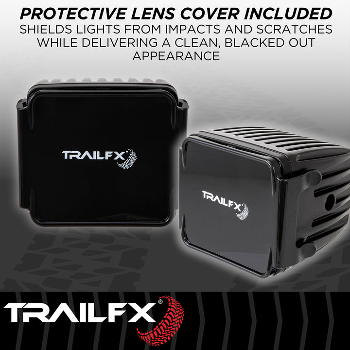 TrailFX 2X2AMS2 LED Fog Light Bulb - 4 High-Intensity 5 Watt Clear LEDs for Enhanced Visibility