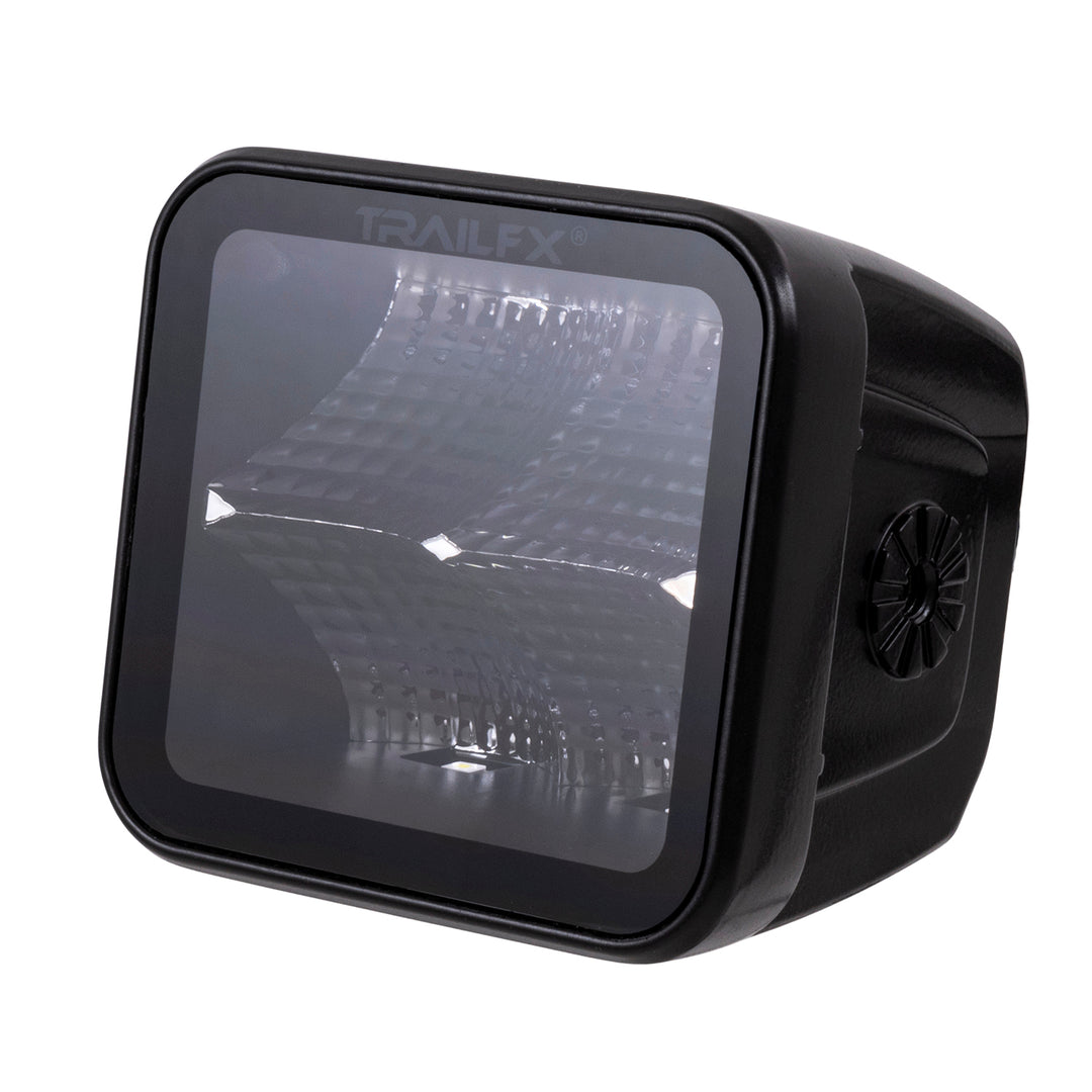TrailFX 2X2BKF2 LED Driving and Fog Light - High Intensity 10 Watt Bulb with 4 Clear LEDs