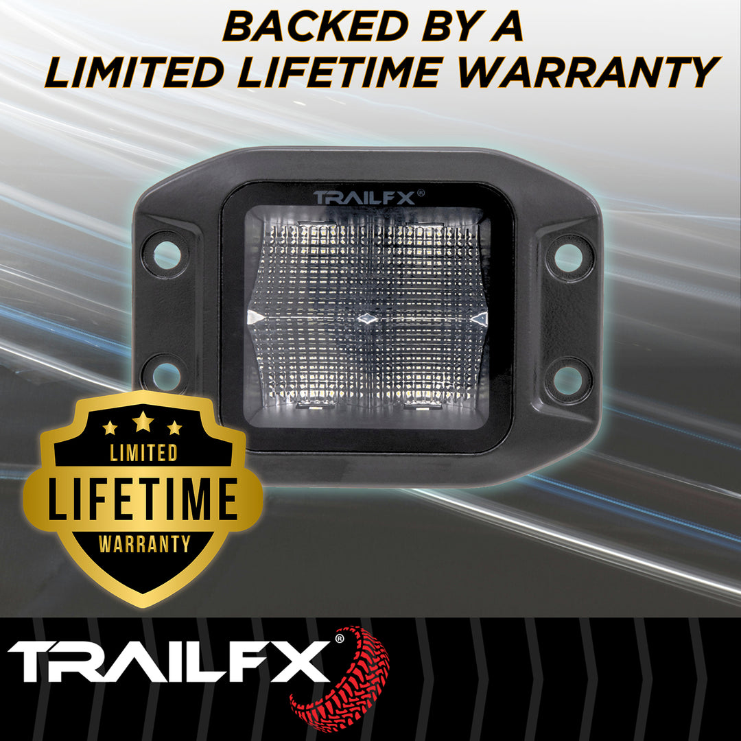 TrailFX 10 Watt LED Fog Light Bulb with 4 High-Intensity Clear LEDs