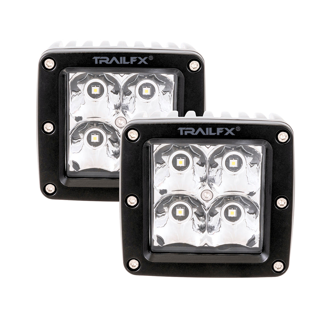 TrailFX 2X2S2 LED Driving and Fog Light Bulb - Bright 5 Watt Clear High Intensity LEDs