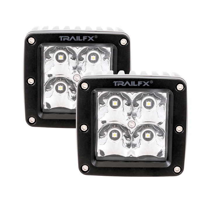 TrailFX 2X2S2 LED Driving and Fog Light Bulb - Bright 5 Watt Clear High Intensity LEDs