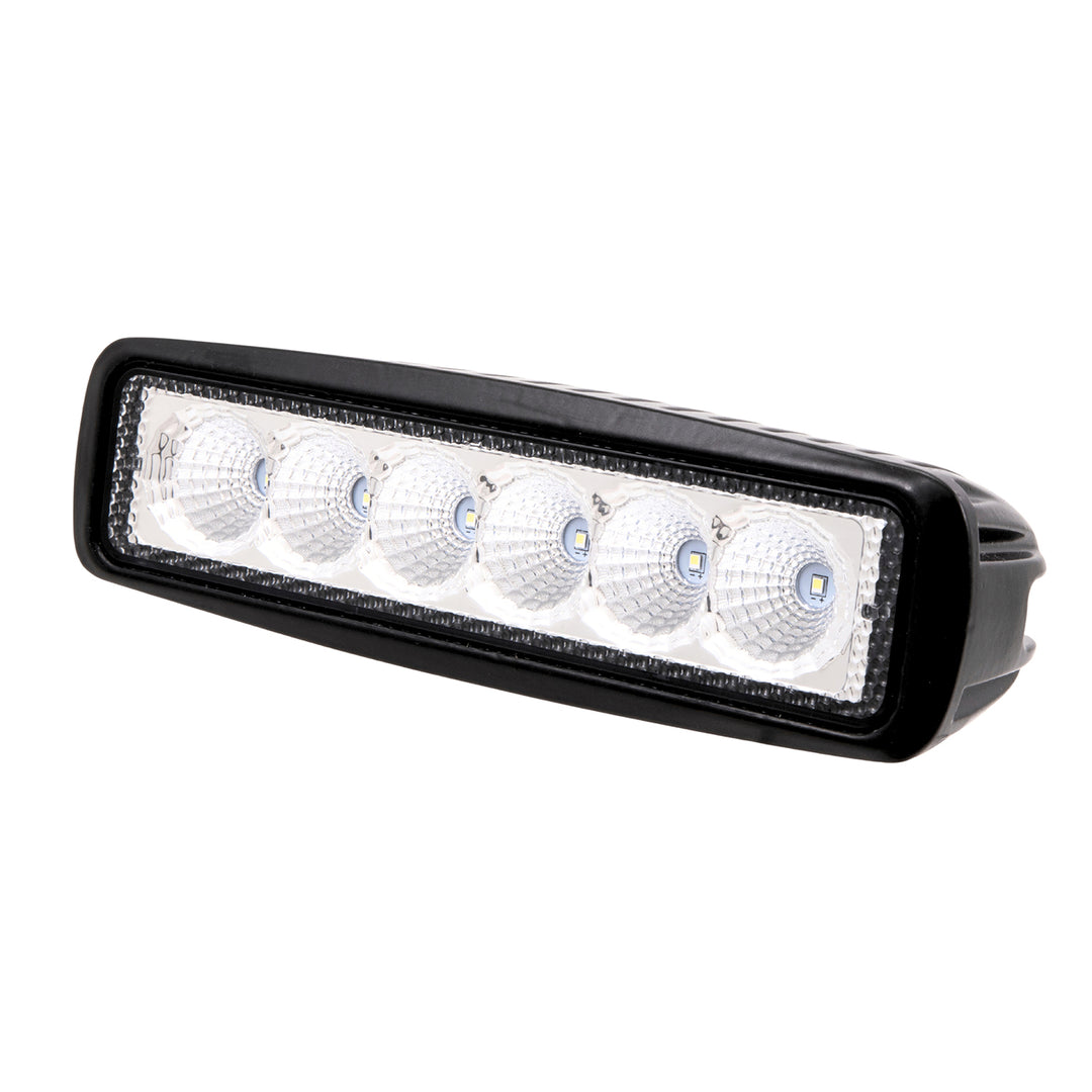 TrailFX 6 Inch Oval Utility Work Light with 6 High-Intensity LED Bulbs (Part Number: 6SRUTLF2)