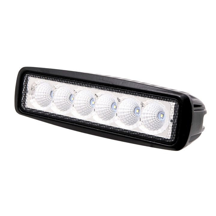 TrailFX 6 Inch Oval Utility Work Light with 6 High-Intensity LED Bulbs (Part Number: 6SRUTLF2)