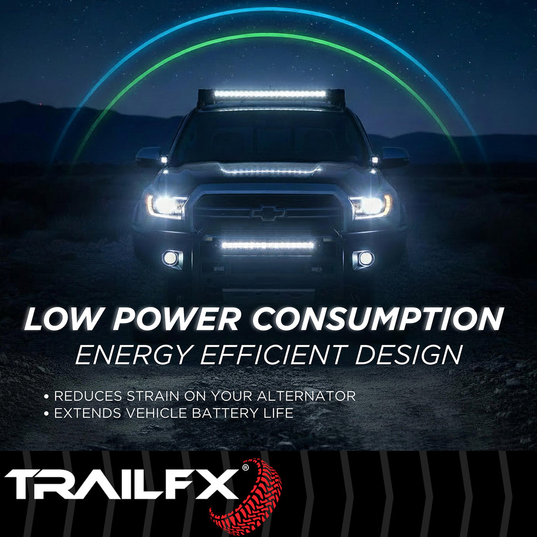 TrailFX 6 Inch Oval Utility Work Light with 6 High-Intensity LED Bulbs (Part Number: 6SRUTLF2)
