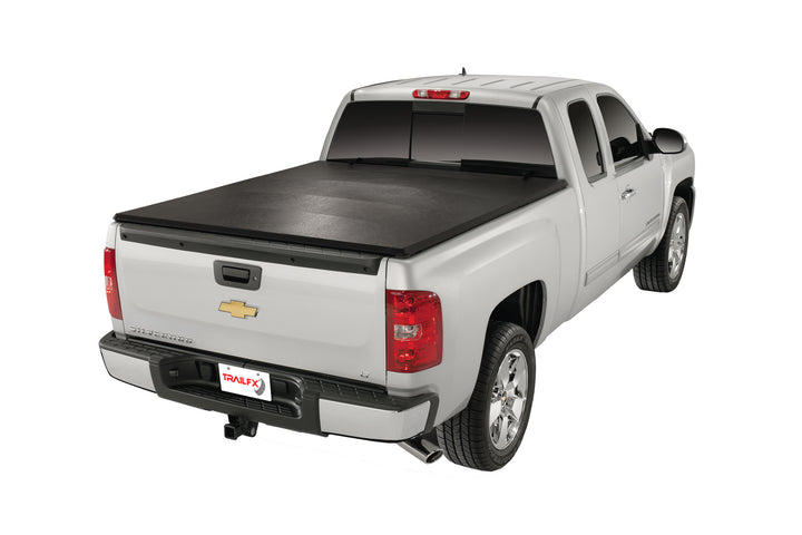 TrailFX TFX1115 Soft Tri-Fold Non-Lockable Tonneau Cover for Silverado and Sierra 1500