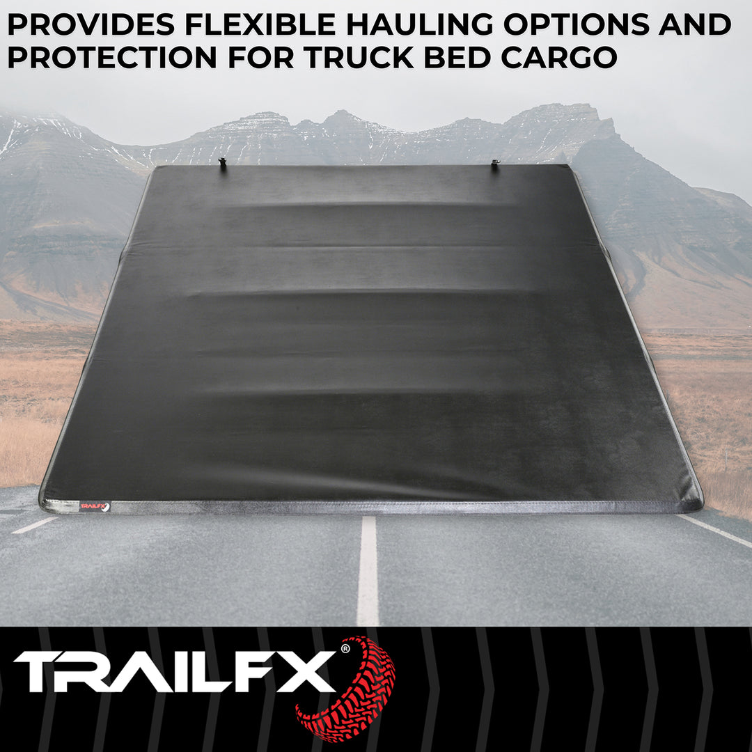 TrailFX TFX3312 Soft Tri-Fold Truck Bed Tonneau Cover for Ford F-150 (2015-2020)