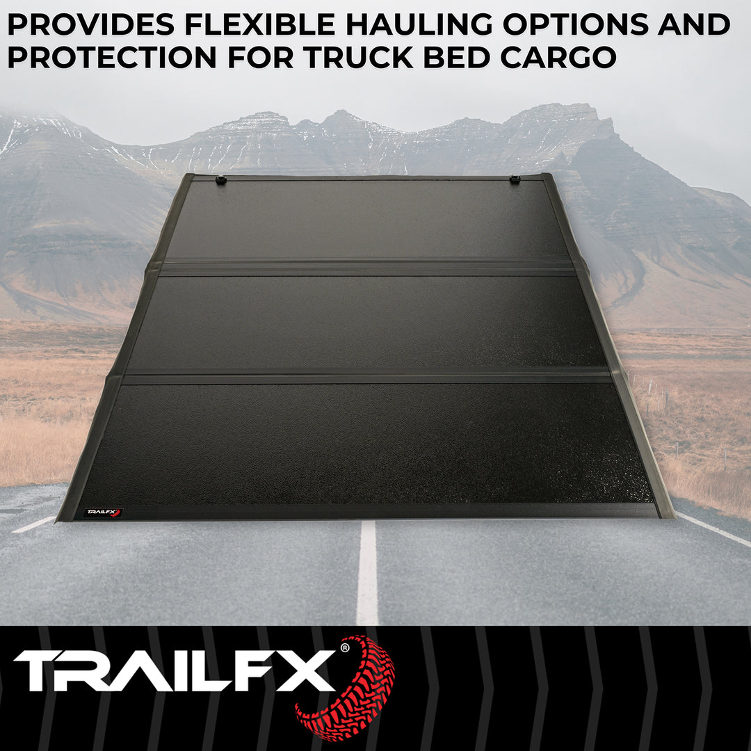 TrailFX TFX3529 Hard Tri-Fold Tonneau Cover for Ford F-150 (2021-2025)