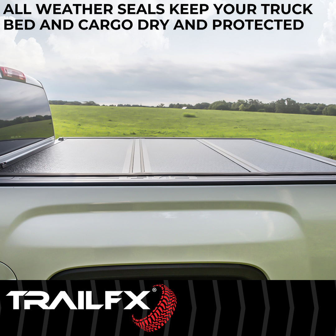 TrailFX TFX3529 Hard Tri-Fold Tonneau Cover for Ford F-150 (2021-2025)
