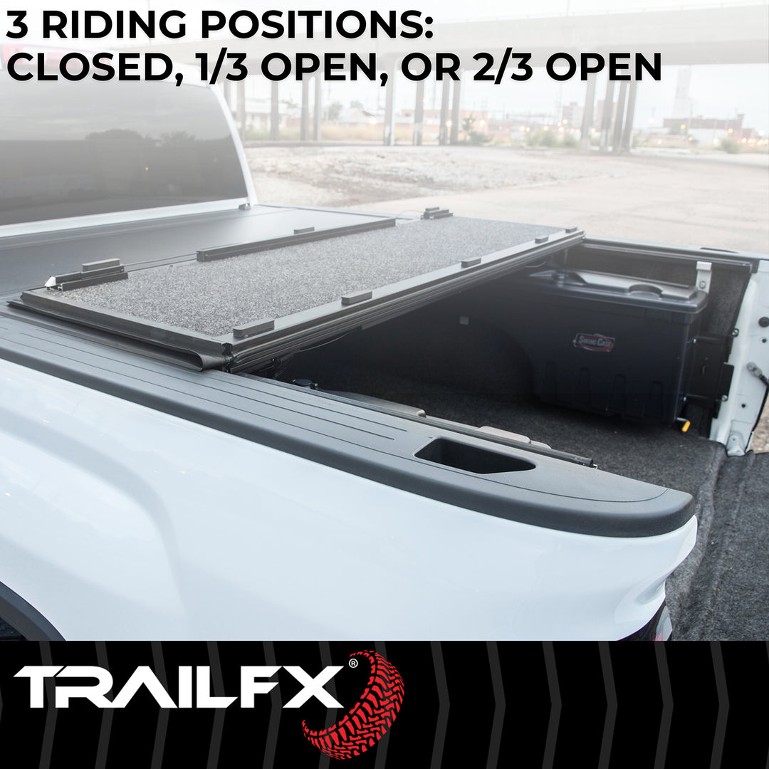 TrailFX TFX5703 Hard Tri-Fold Tonneau Cover for Toyota Tundra 2012-2021