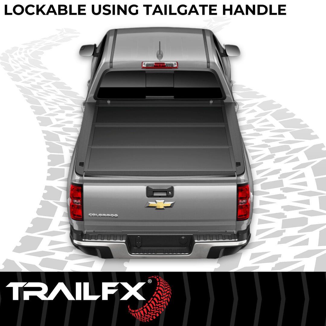 TrailFX TFX5703 Hard Tri-Fold Tonneau Cover for Toyota Tundra 2012-2021