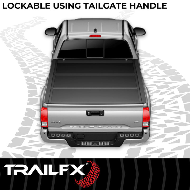TrailFX TFX5706 Hard Tri-Fold Tonneau Cover for Toyota Tacoma (2016-2023)