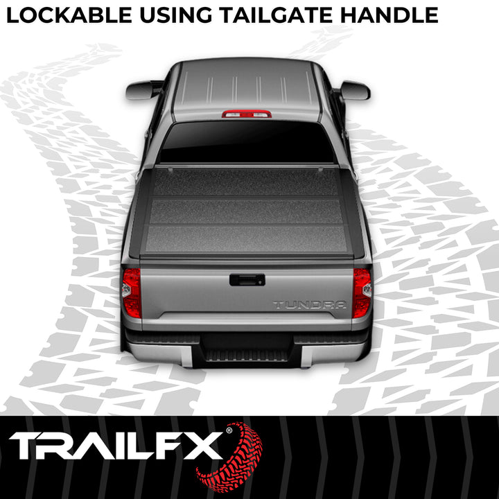 TrailFX TFX5709 Hard Tri-Fold Tonneau Cover for Toyota Tundra (2022-2024)