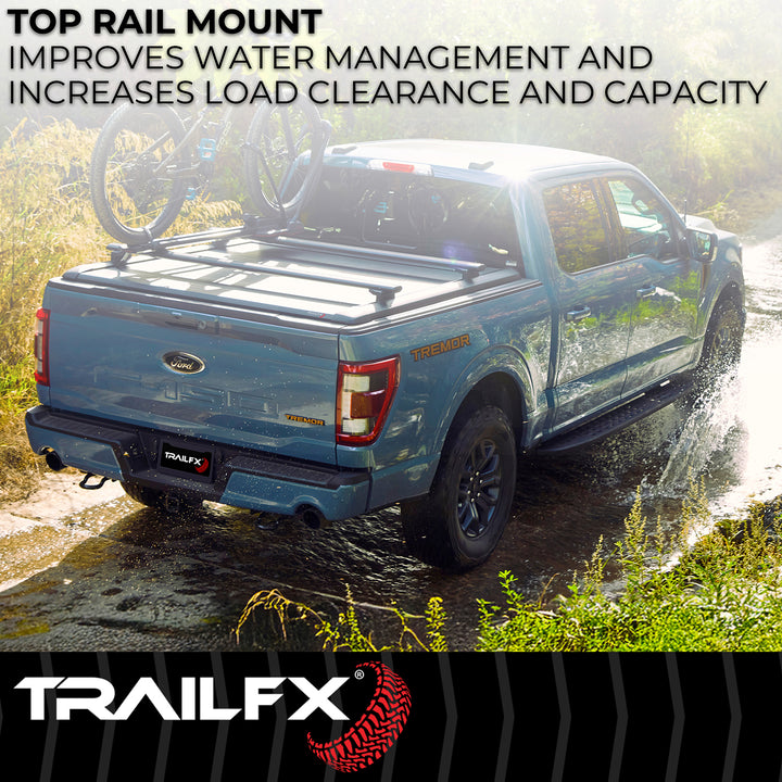 TrailFX TFX6001 Hard Retractable Tonneau Cover for Chevrolet Silverado and GMC Sierra (2019-2023)