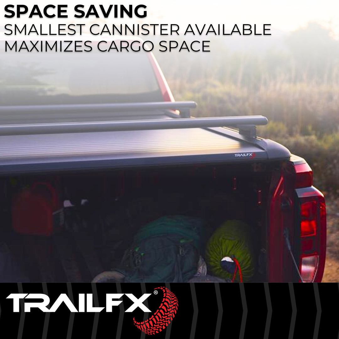 TrailFX Tonneau Cover TFX6002 Hard Retractable Low Profile Bed Cover for Silverado & Sierra
