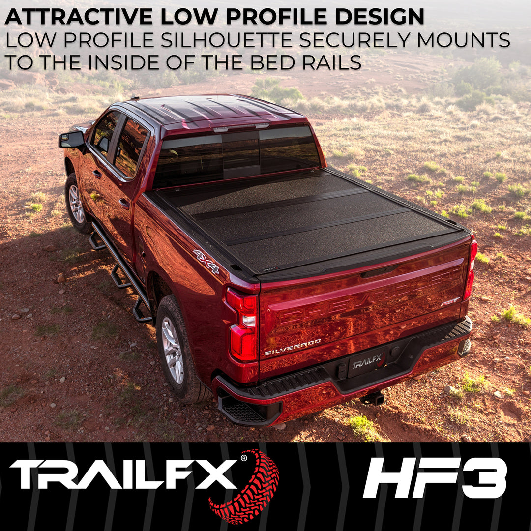 TrailFX TFX8013 Hard Folding Tonneau Cover for Toyota Tacoma (2024-2025)