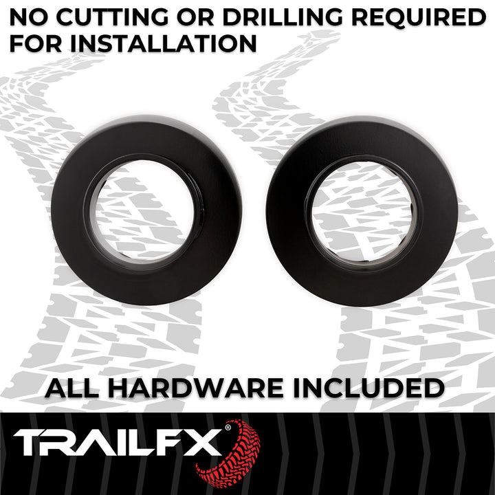 TrailFX D17LL1 Suspension Leveling Kit for Ram 2500 and 3500 (2013-2017) - 1 3/4 Inch Lift, Torsion Bar Key