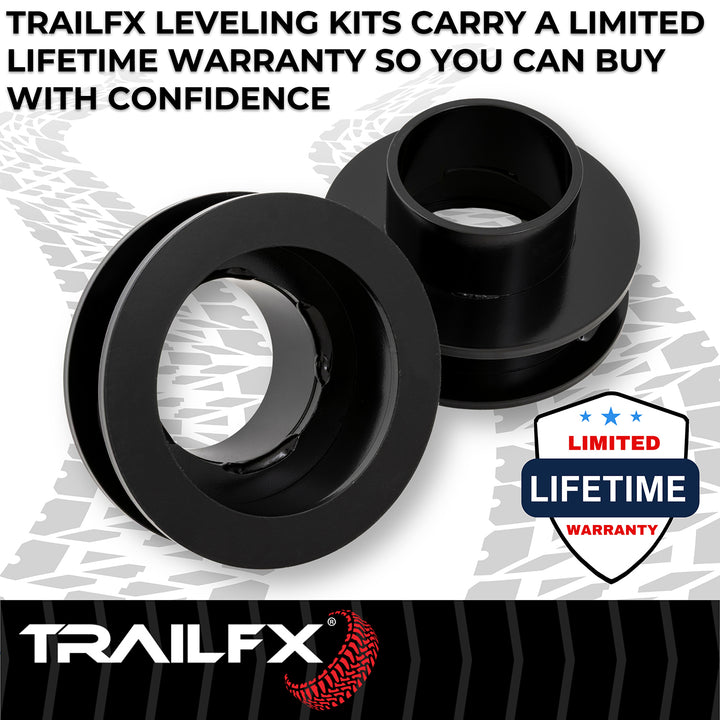 TrailFX D17LL1 Suspension Leveling Kit for Ram 2500 and 3500 (2013-2017) - 1 3/4 Inch Lift, Torsion Bar Key