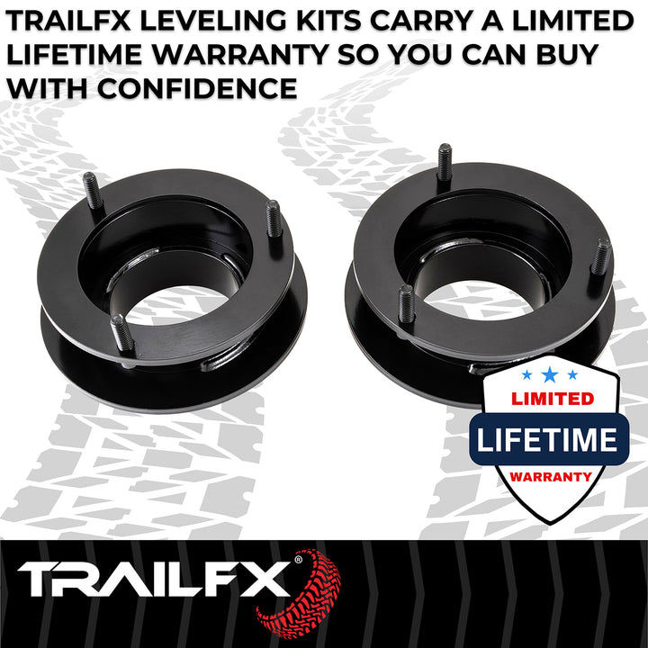 TrailFX 2 Inch Lift Suspension Leveling Kit for Dodge Ram 2500 and 3500 (Part D20LL8)