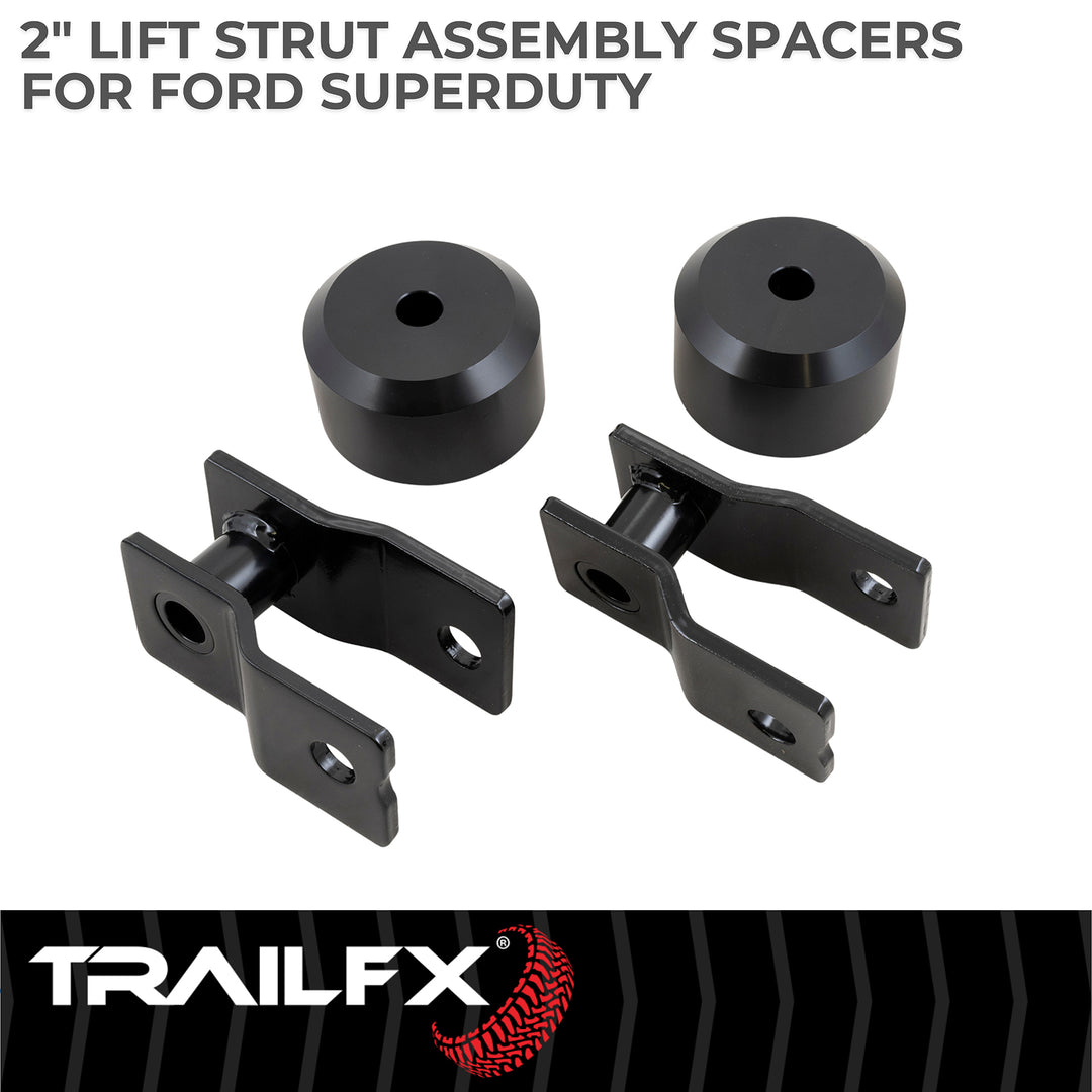 TrailFX 2 Inch Lift Leveling Kit Suspension for Ford F-250 and F-350 Super Duty