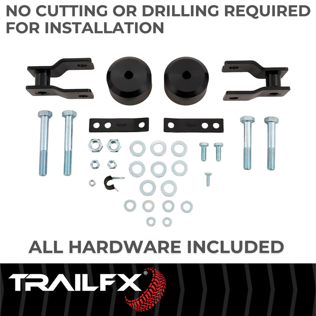 TrailFX 2 Inch Lift Leveling Kit Suspension for Ford F-250 and F-350 Super Duty