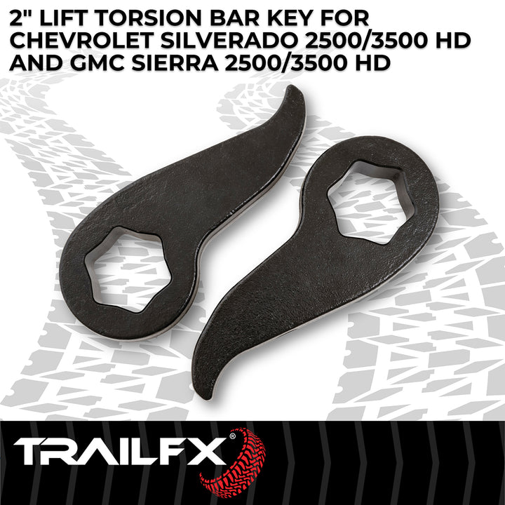 TrailFX 2 Inch Suspension Leveling Kit for Chevy Silverado and GMC Sierra 2500 HD and 3500 HD