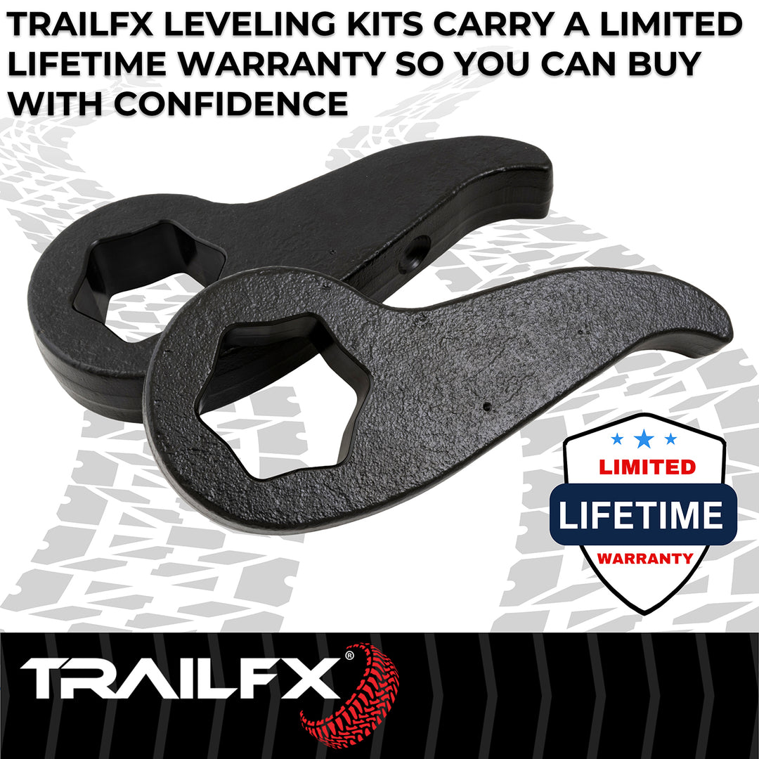 TrailFX 2 Inch Suspension Leveling Kit for Chevy Silverado and GMC Sierra 2500 HD and 3500 HD