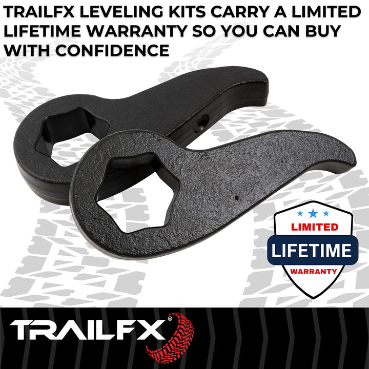 TrailFX 2 Inch Suspension Leveling Kit for Chevy Silverado and GMC Sierra 2500 HD and 3500 HD