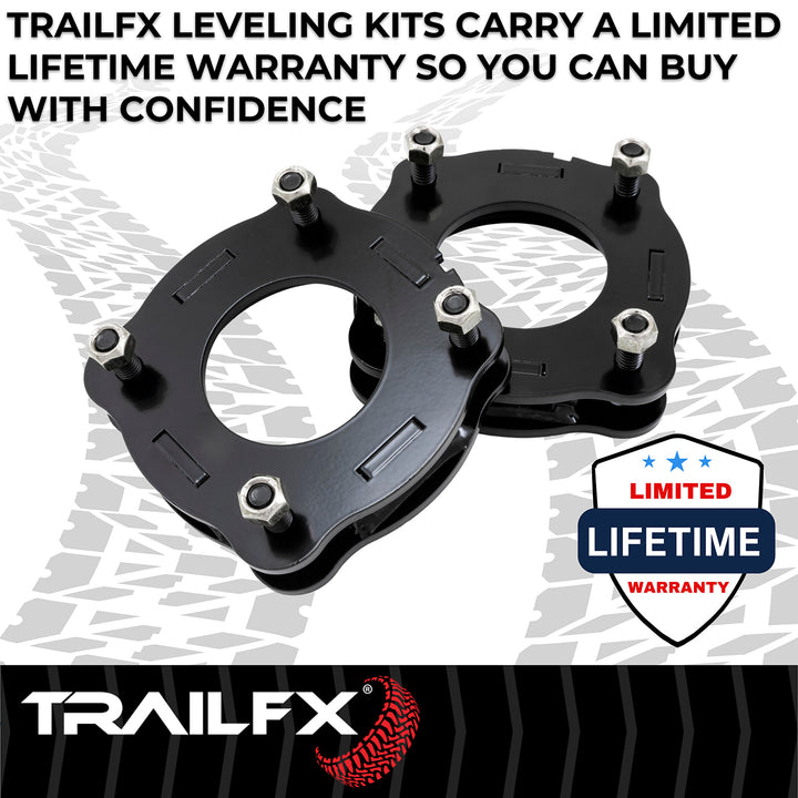 TrailFX Steel Leveling Kit Suspension for Toyota Tundra - 1.5 Inch Lift, Part T15LL1