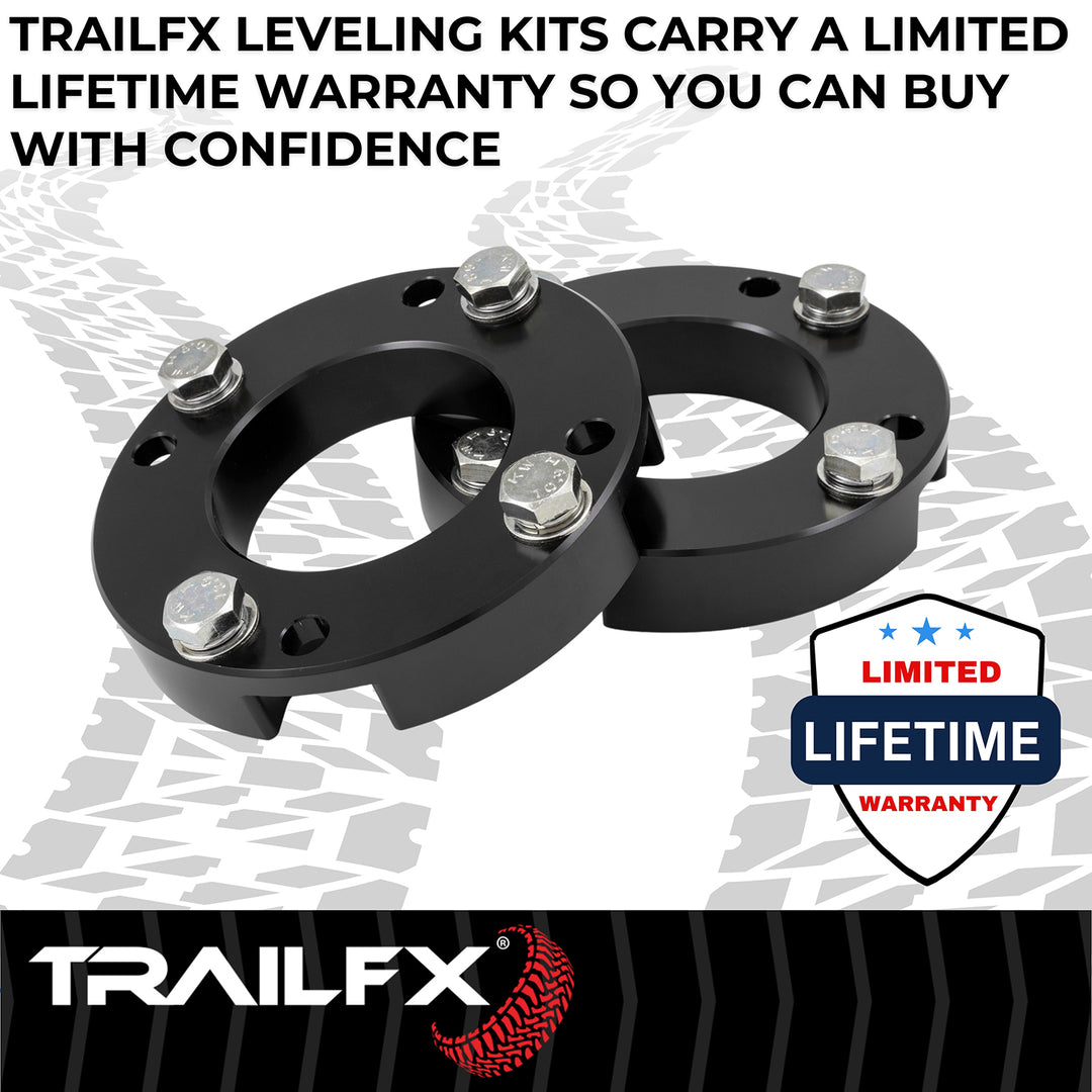 TrailFX Aluminum Leveling Kit Suspension for 2024 Toyota Tacoma - 1.5 Inch Lift, Strut Assembly Extension