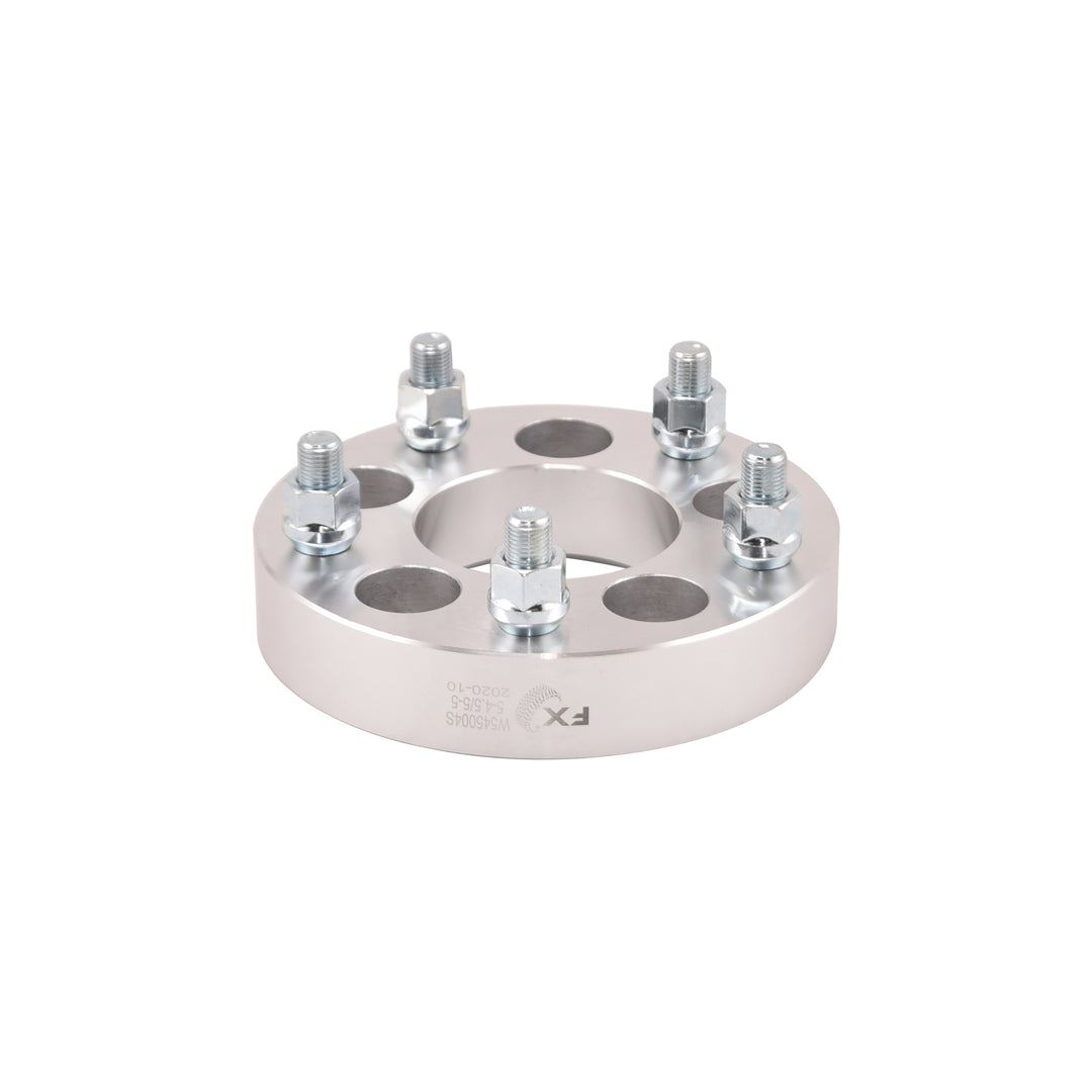 TrailFX 5x114.3mm to 5x127mm Wheel Spacer Set with Silver Anodized Finish - Part W545004S