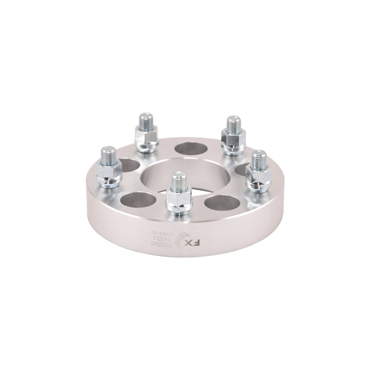 TrailFX 5x114.3mm to 5x127mm Wheel Spacer Set with Silver Anodized Finish - Part W545004S