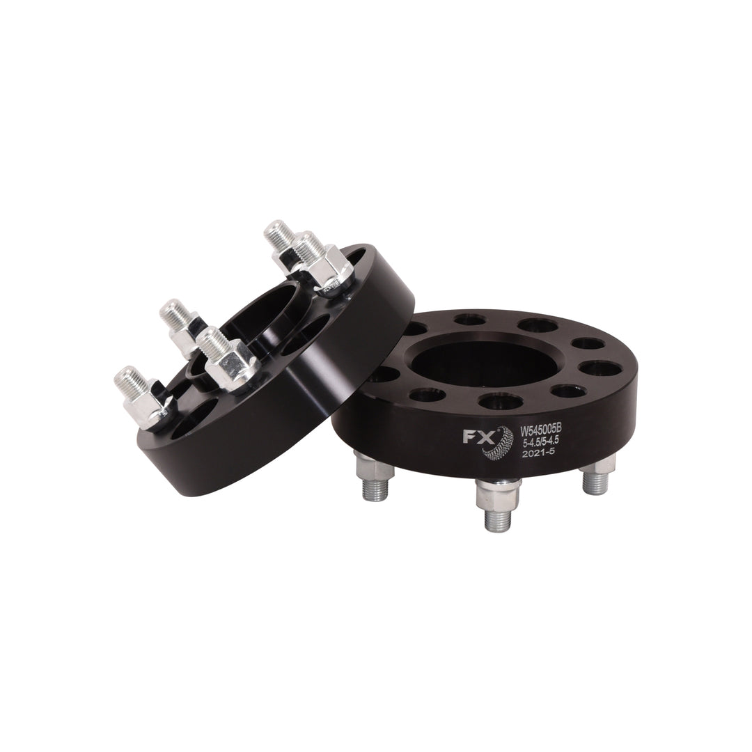 HUB CENT WHL SPCR BLK 5X4.5 1/2' LU