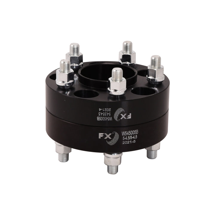 HUB CENT WHL SPCR BLK 5X4.5 1/2' LU