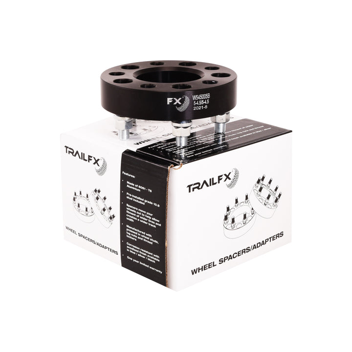 HUB CENT WHL SPCR BLK 5X4.5 1/2' LU