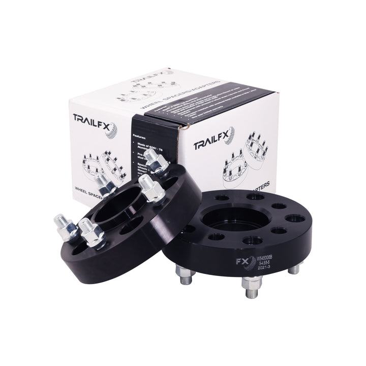 TrailFX W545006B Black Wheel Spacers and Adapters for Jeep and Jeep Cherokee