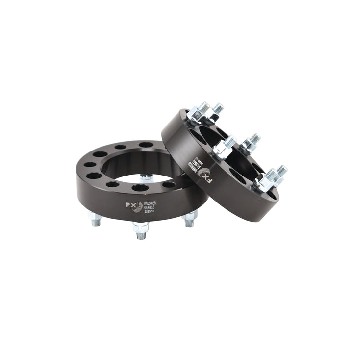 TrailFX W655003B Aluminum Wheel Spacer Set for 6x139.7mm Bolt Pattern, 1.5 Inch Thickness, Black Finish