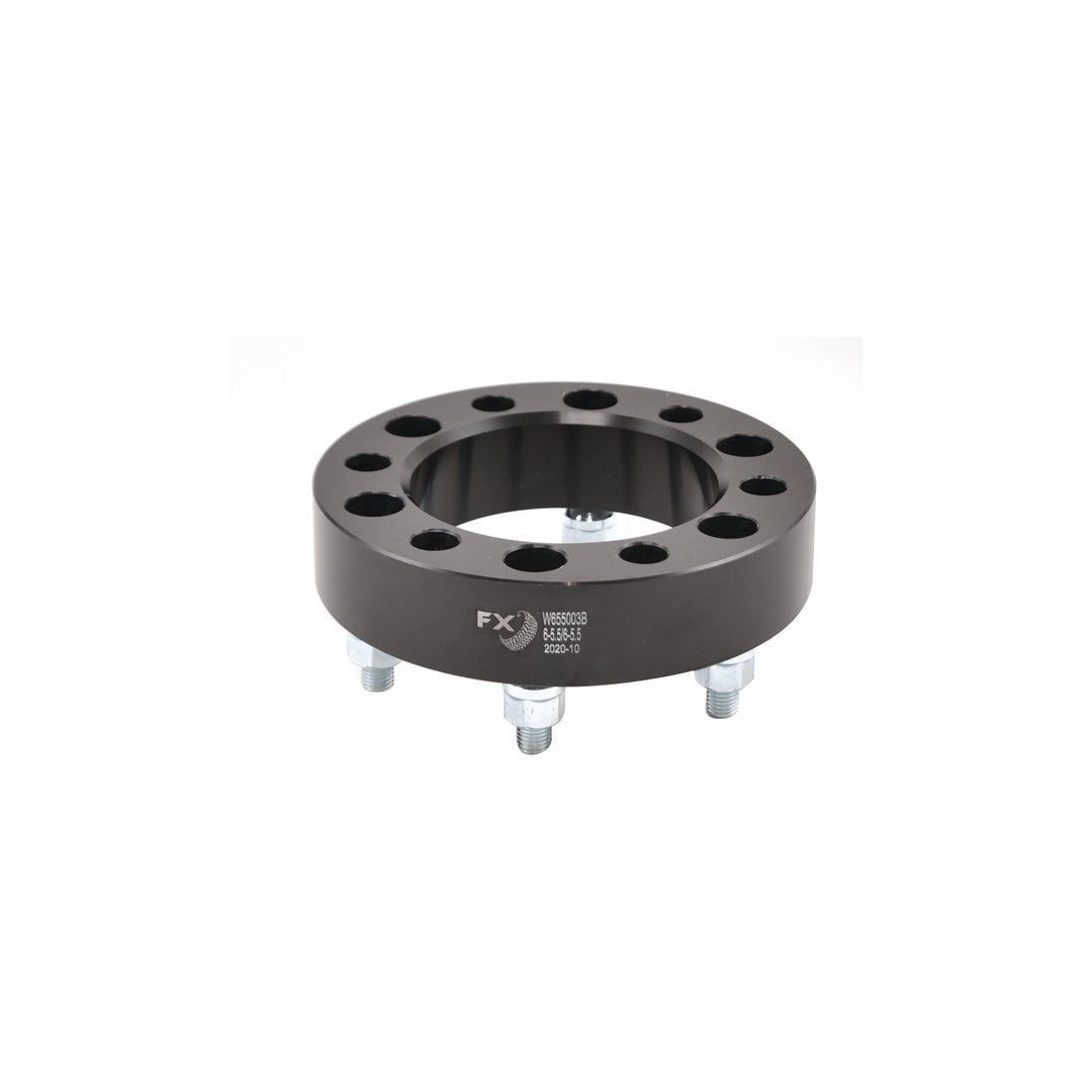 TrailFX W655003B Aluminum Wheel Spacer Set for 6x139.7mm Bolt Pattern, 1.5 Inch Thickness, Black Finish