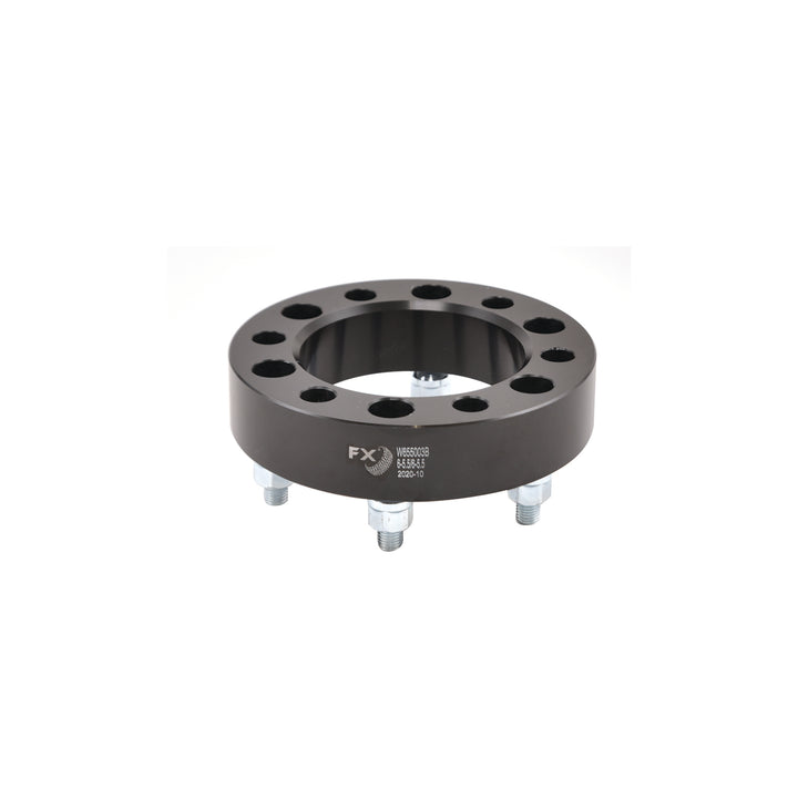 TrailFX W655003B Aluminum Wheel Spacer Set for 6x139.7mm Bolt Pattern, 1.5 Inch Thickness, Black Finish