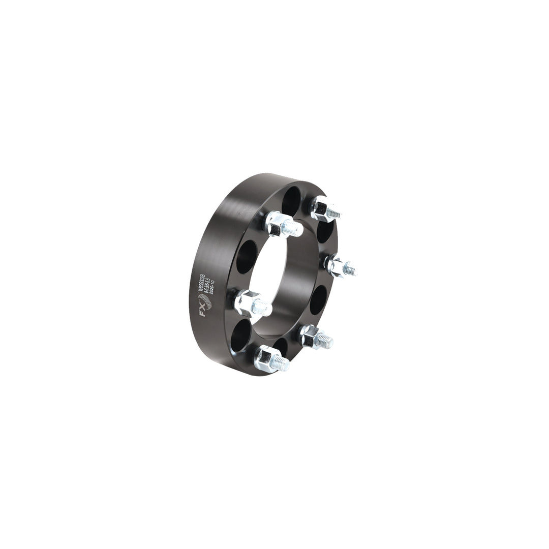 TrailFX W655003B Aluminum Wheel Spacer Set for 6x139.7mm Bolt Pattern, 1.5 Inch Thickness, Black Finish